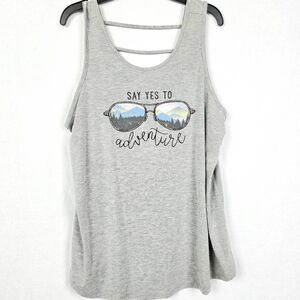 Maurices Graphic Tank Top Large Adventure